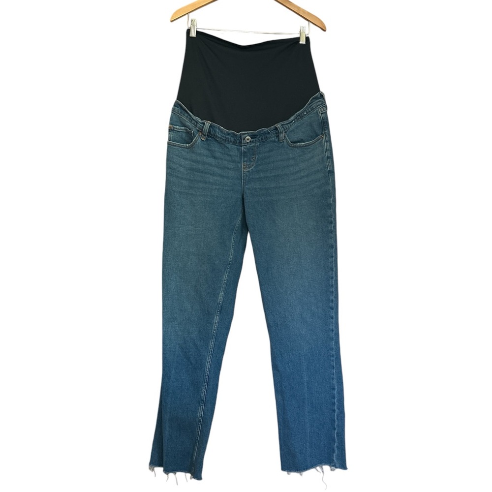 Abercrombie & Fitch The ‘90s Straight Medium Washed Maternity Jeans Size 30(10L)
